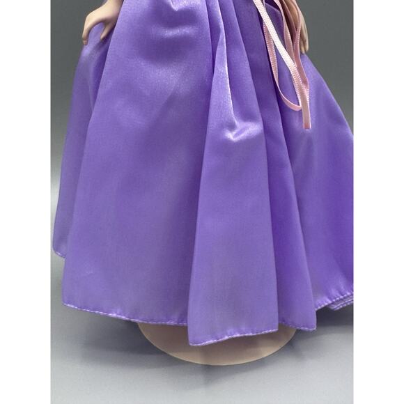 1988 Franklin Heirloom Gemstone Girl Amethyst Porcelain Doll 13” Vintage - Picture 4 of 14
